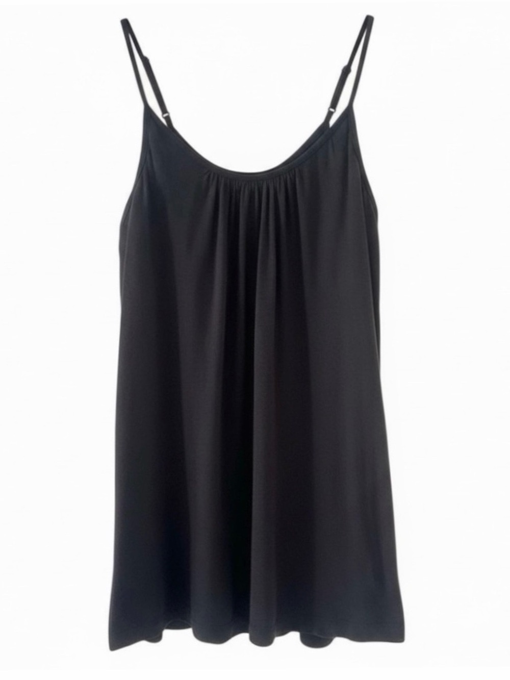 Express Black Scoop Neck Built in Shelf Bra Cami Top Size Small